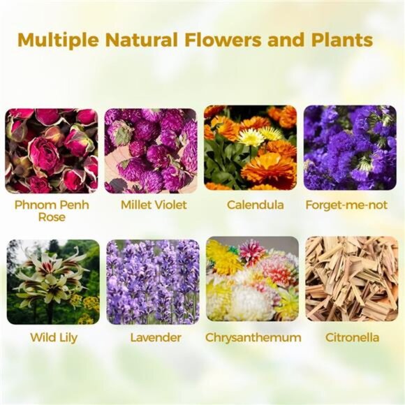 Hamster Bedding, Natural Dried Flower Herb Bedding, Decorative 5.9 x 5.9 x 3.1 - Picture 5 of 5